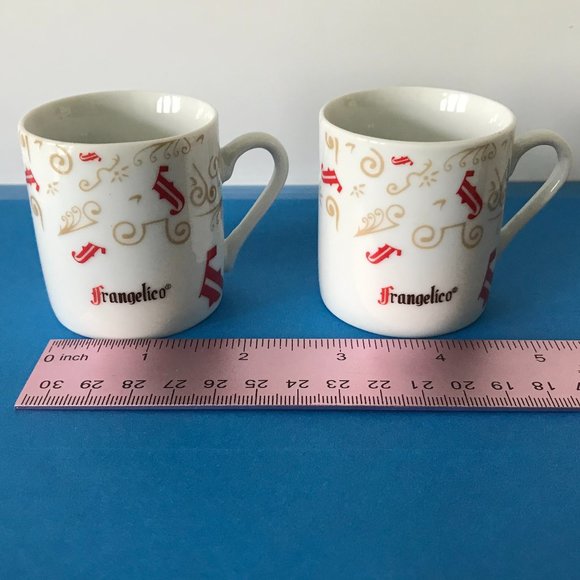 DEMITASSE ESPRESSO CUPS - Frangelico Liquor NWOT - Picture 2 of 7